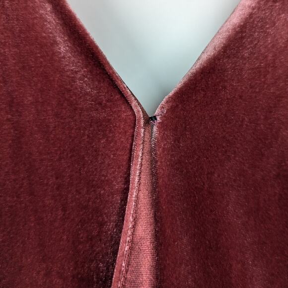 Jenny Yoo Marin Velvet V-Neck Maxi Dress Wrap Gown Size 6 Women's Preowned - Picture 6 of 11